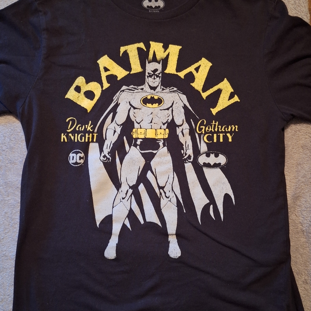 DC Batman Dark Knight Tee - Black and Yellow